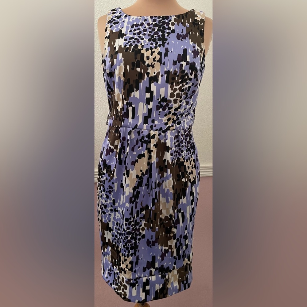 Dressbarn printed dress size 10